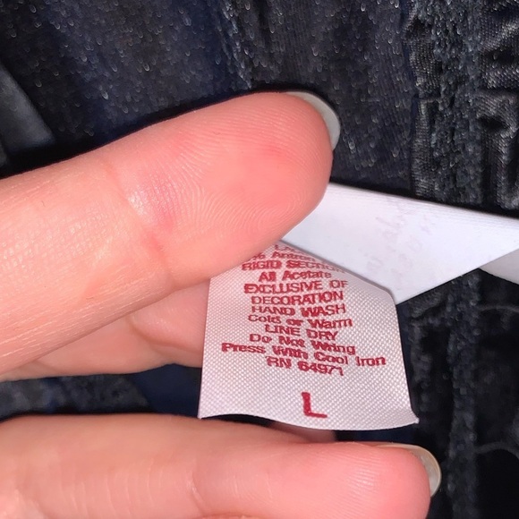 Emil Bole Vintage Black Satin and Lace Plunging Bust High Cut Sexy Teddy Large - Picture 5 of 7